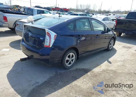 2013 Toyota Prius Four из США, поврежденный, VIN JTDKN3DU0D0351571